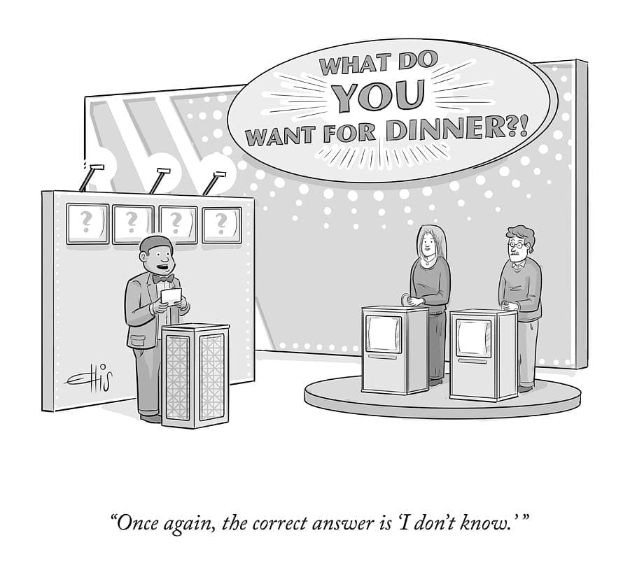 what do you want for dinner ellis rosen